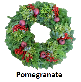 Pomegranate Wreath