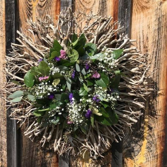 Twiggy Wreath Natural