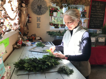 One of a Kind - Fresh Evergreen Wreath Workshop