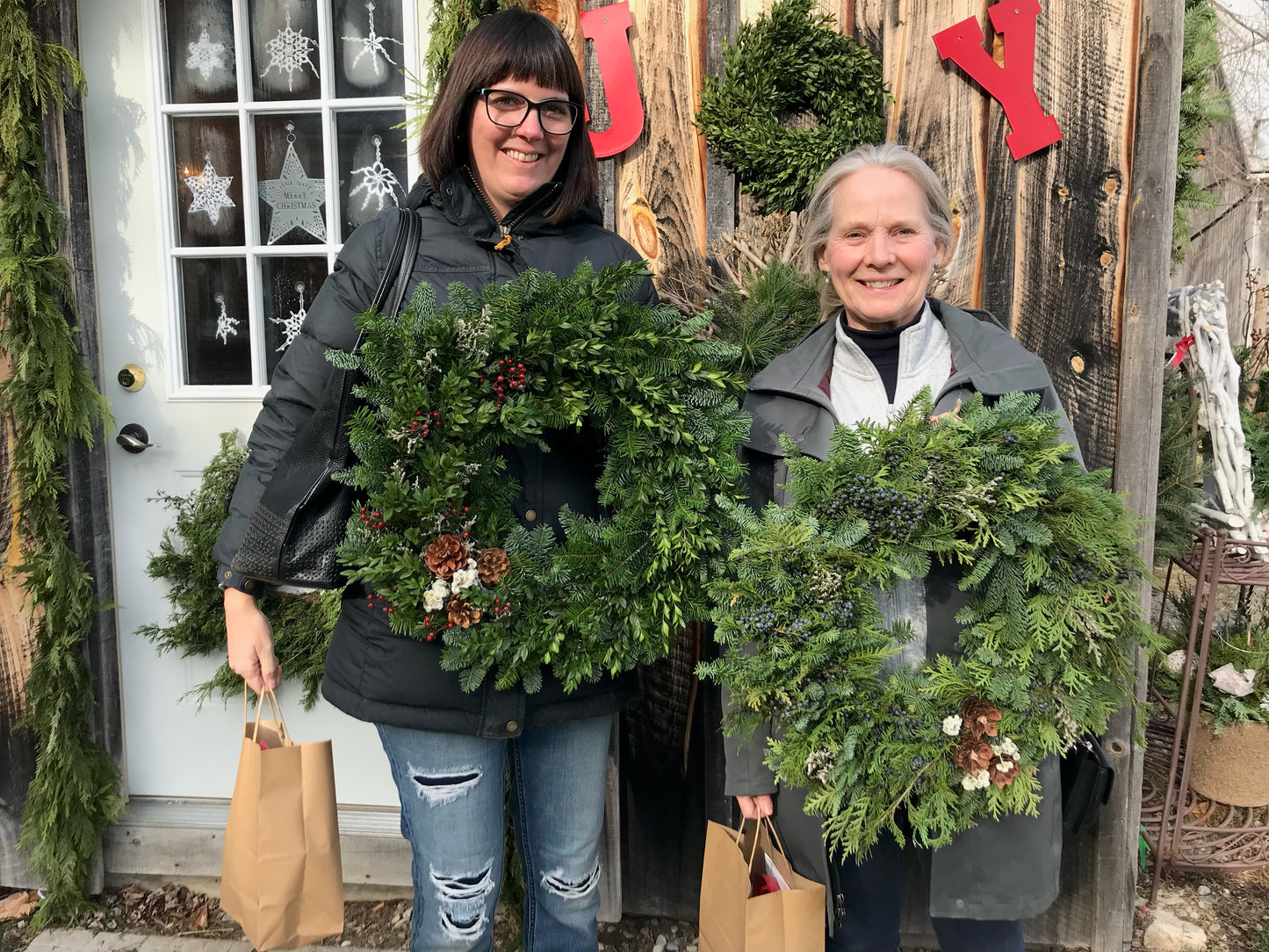 One of a Kind - Fresh Evergreen Wreath Workshop