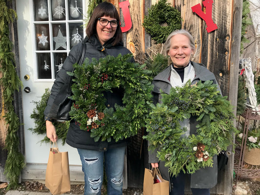 One of a Kind - Fresh Evergreen Wreath Workshop