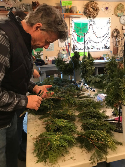 One of a Kind - Fresh Evergreen Wreath Workshop