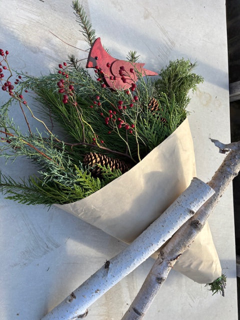Foraging Cardinal Container